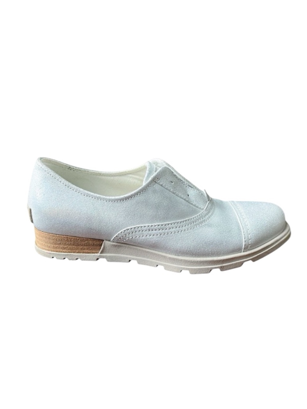 Sorel Laceless Silver Major Oxfords